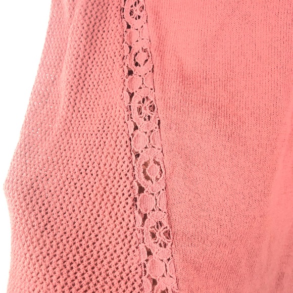 Canyon River Blues Sweater Women’s M Pink/Mauve Lace Detail. - Picture 5 of 7